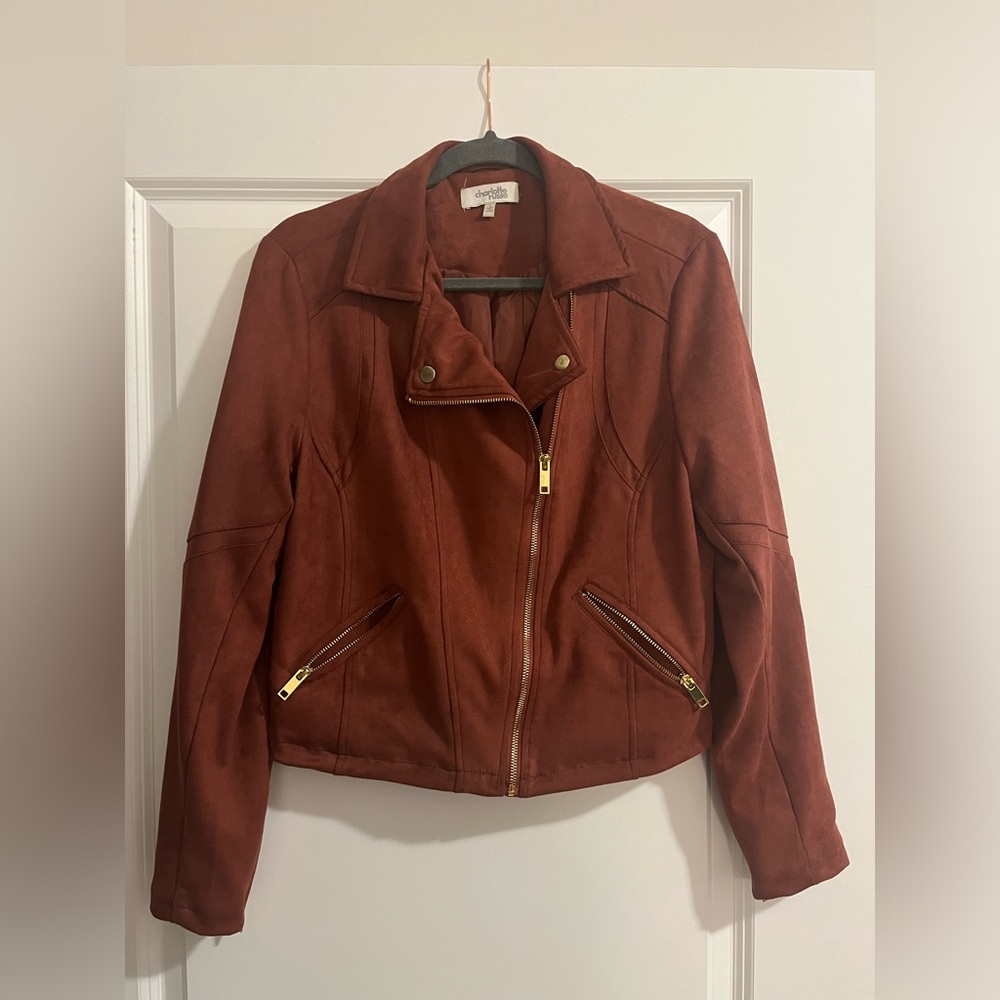 Charlotte Russe Faux Suede Jacket